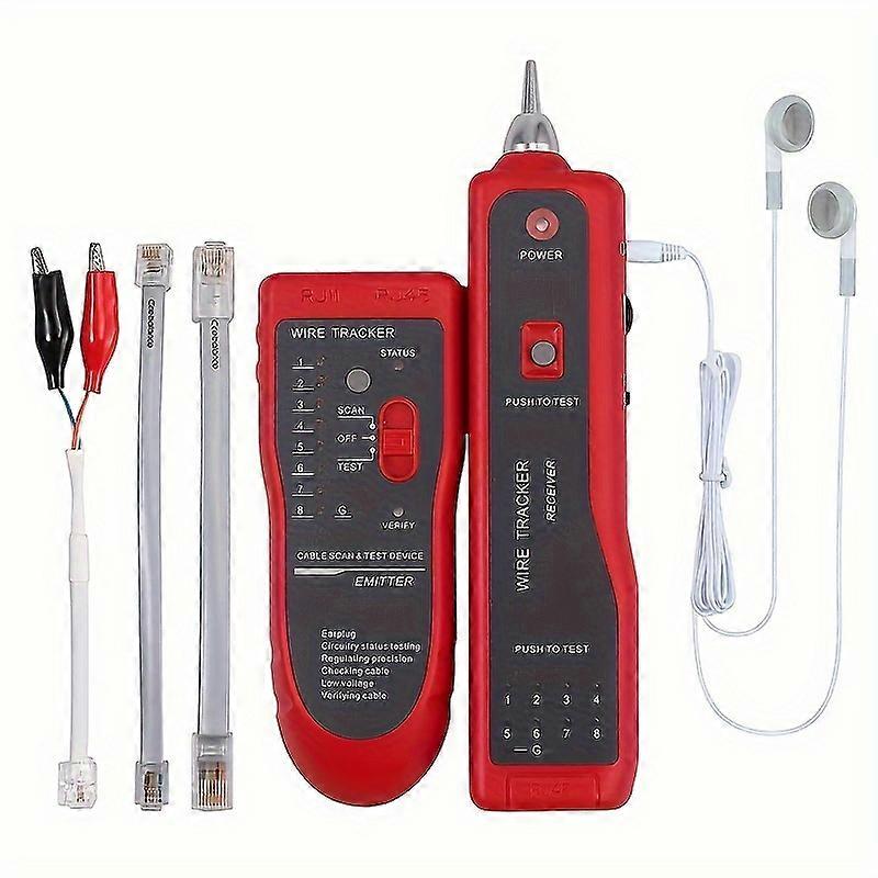 1pc Network Cable Wizard - Advanced Open Circuit Locator & Wire Trace Tool for Telephone and Ethernet Cables