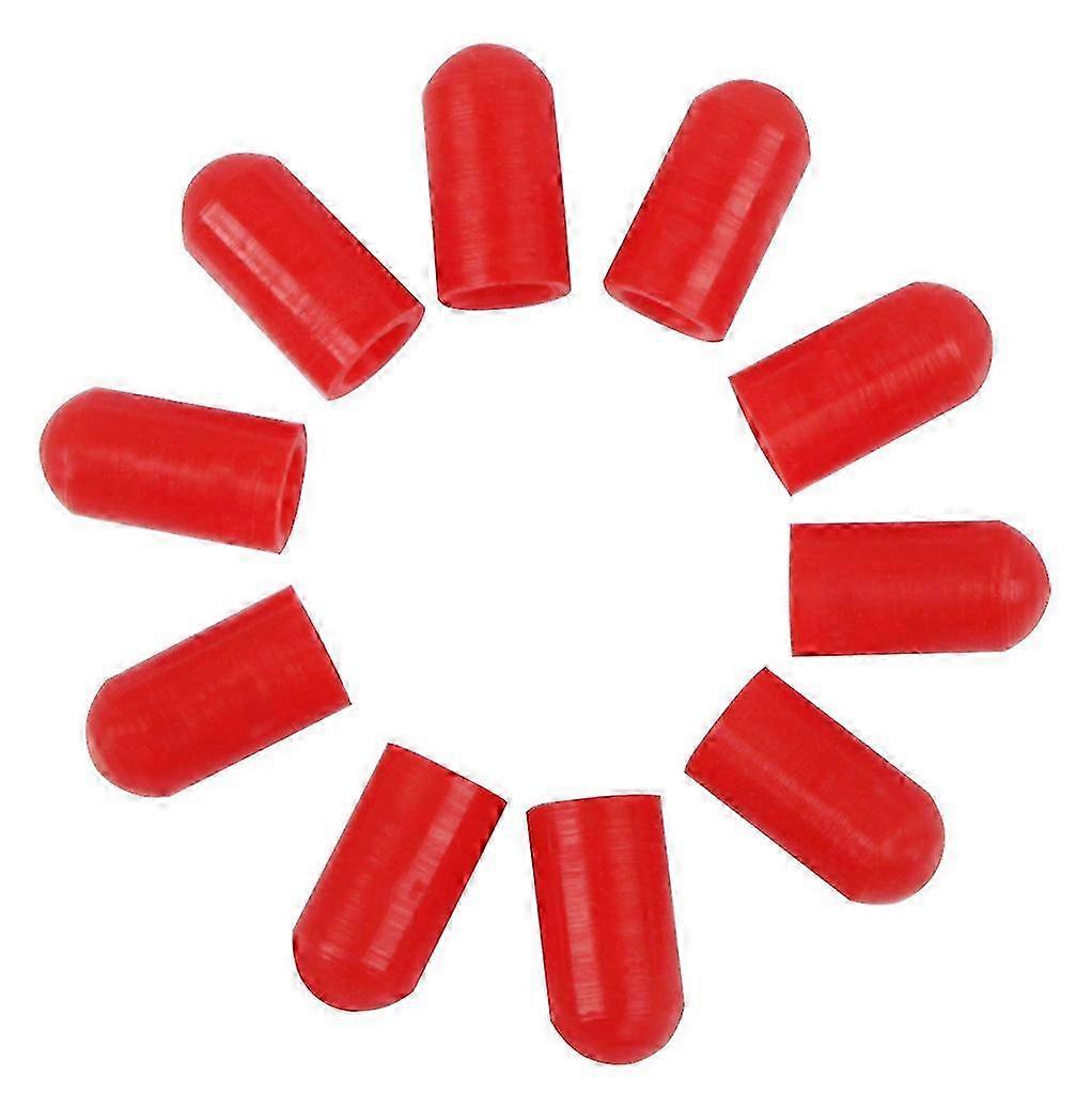 10Pcs Silicone Drum Stick Rubber Sleeve Stick Head Protective Case Universal for Percussion Instrum