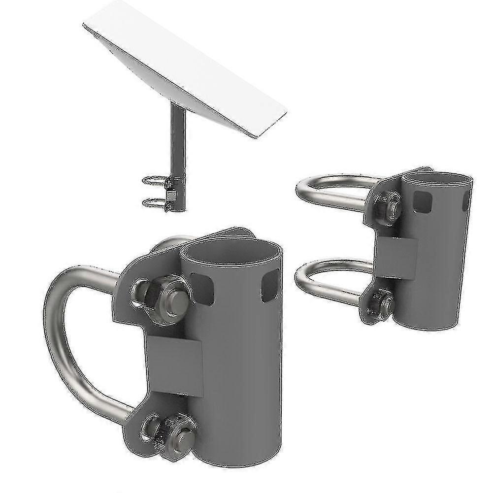حامل U-Bracket العالمي ل Starlink ، سقف الصاري إلى القطب محول تركيب الأنابيب في المخزون