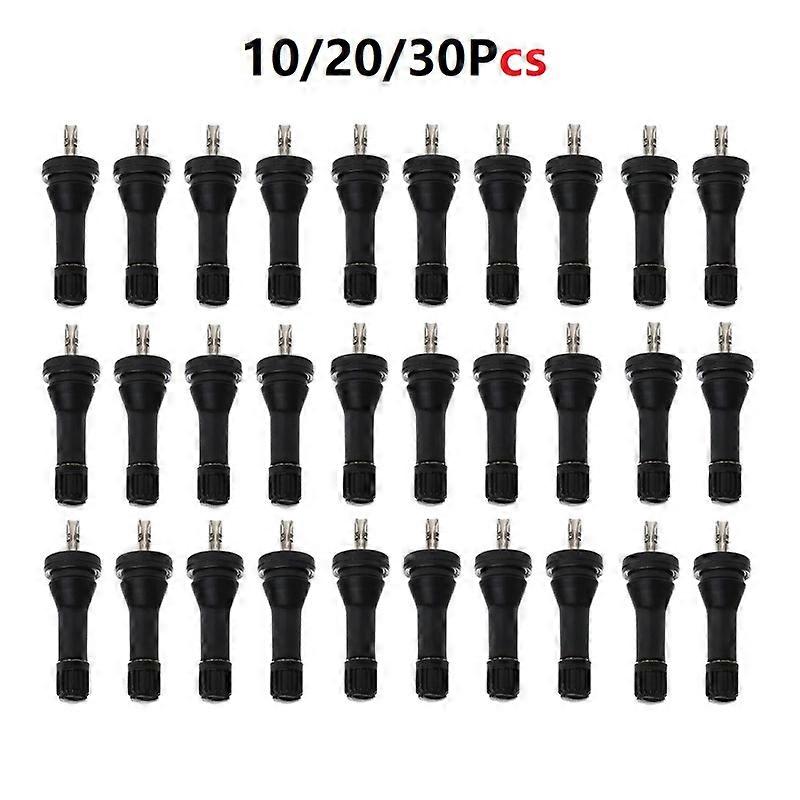 Rubber TPMS Stem Repair Kit 10/20/30Pcs For Nissan Qashqai Sylphy Teana X-Trail Tyre Pressure Sensor Valve Tire Accessories