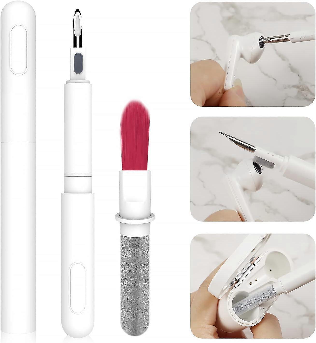 Dww-Kit Nettoyage , Outil de Nettoyage couteurs, Stylo de Nettoyage Bluetooth, Nettoyeur d'couteurs Brosse Earbuds Multifonction Nettoyant pour Casq