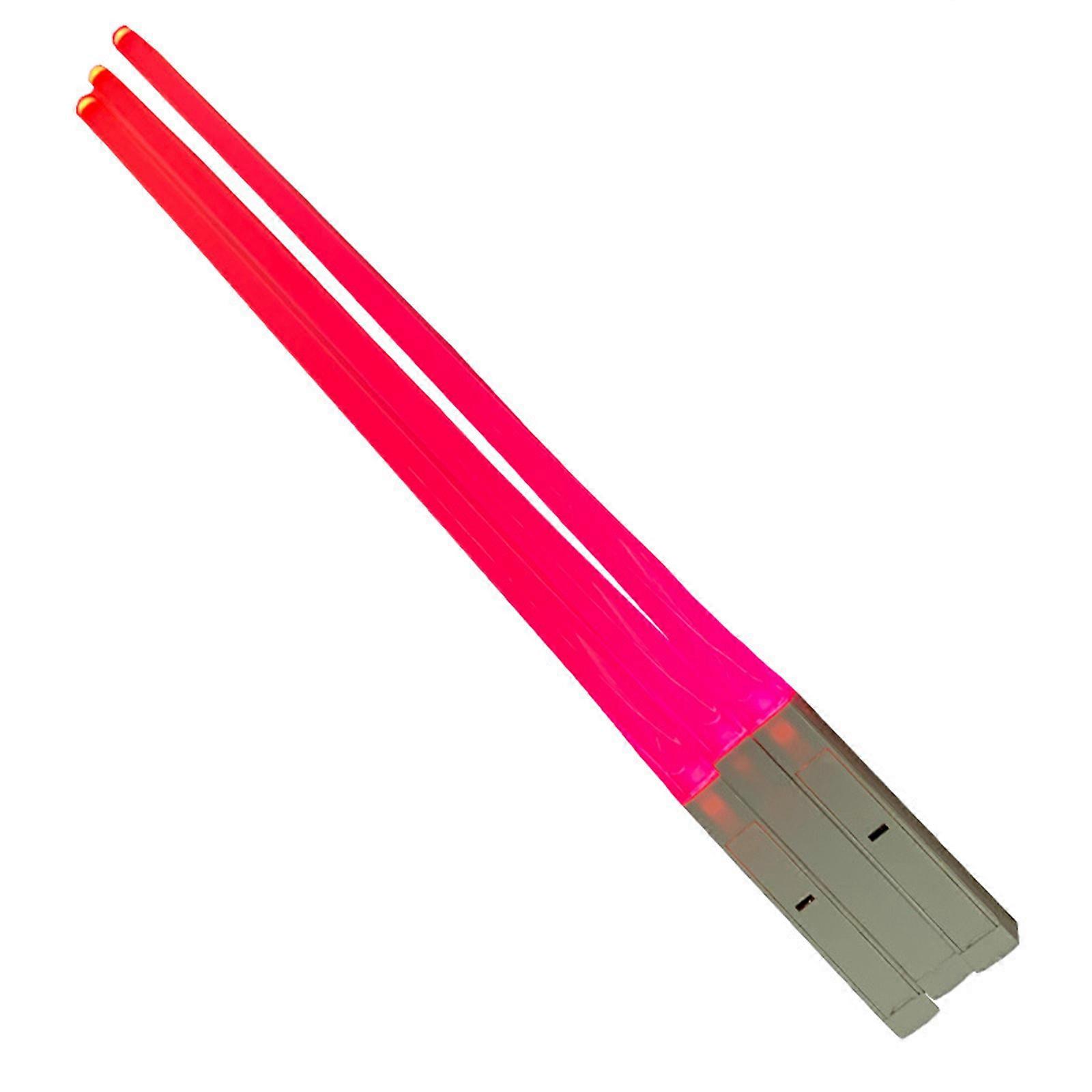 Chopsticks Light Up LED Glowing Light Saber Chop Sticks Reusable Lightup Gift ,100% New