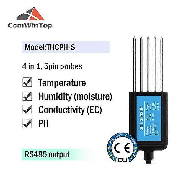 Water Timers Measure Soil Moisture Temperature Humidity EC PH NPK 4-20mA 0-5V RS485 Modbus Soil Sensor