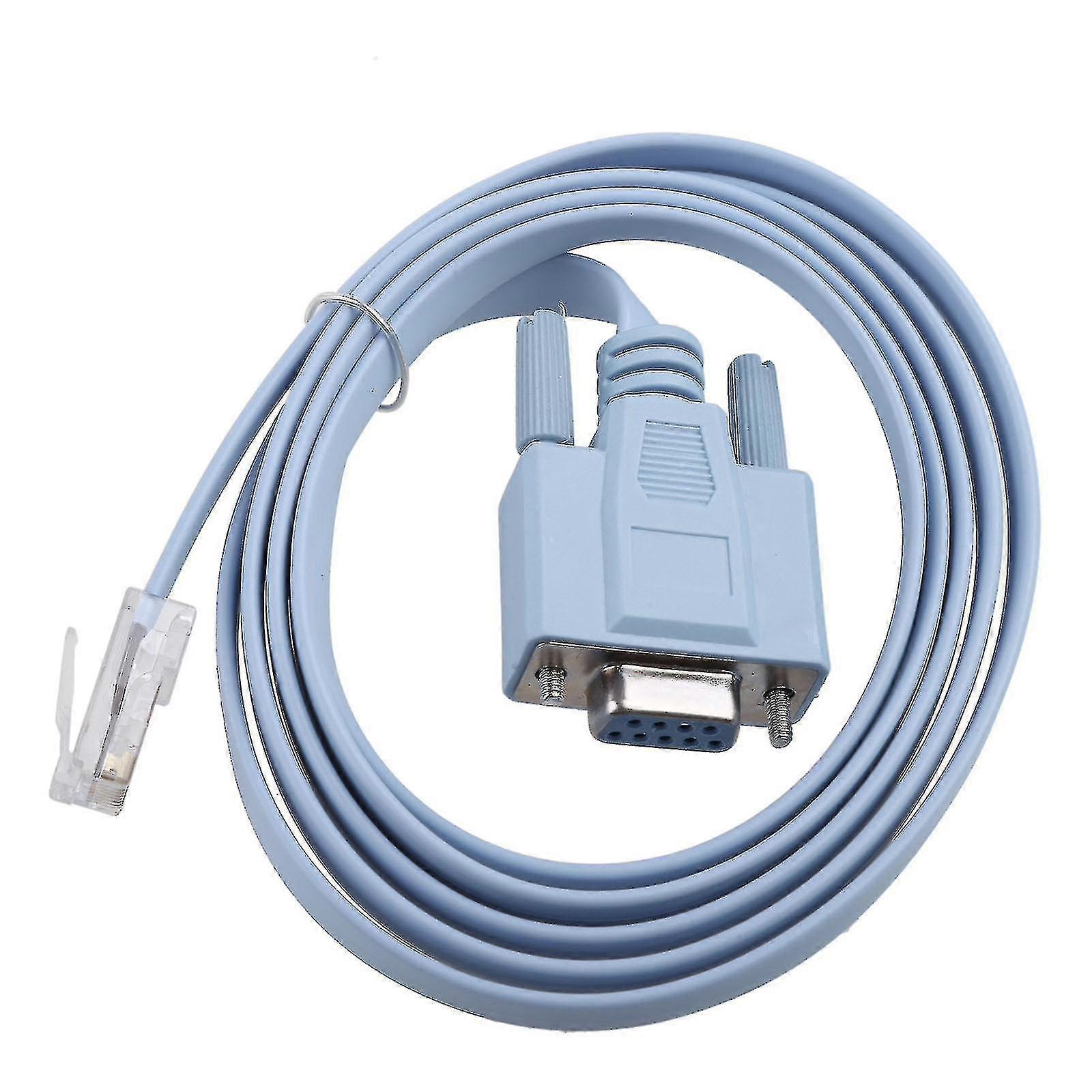 1.5m/59"" Db-9 til Rj45 konsollkabel Cisco Device Management seriell adapter