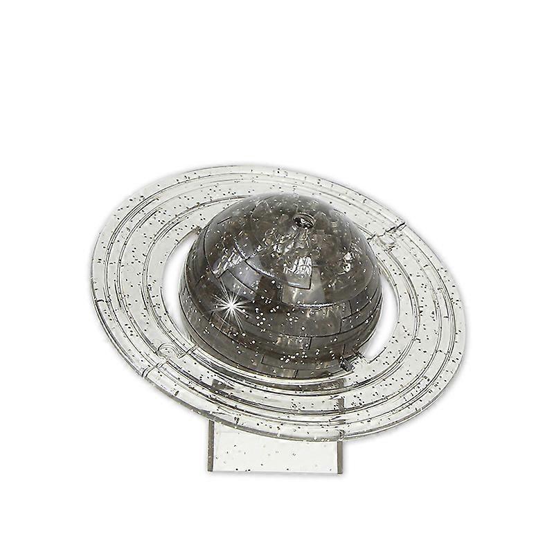 Puzzle Building Blocks 3d Saturn Planet Crystal Puzzle grey