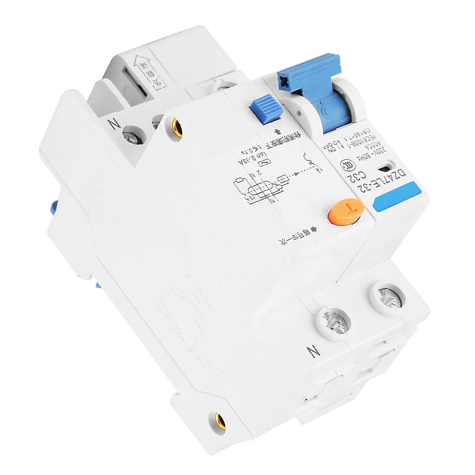 DZ47LE?32 1p N C32 RCCB Residual Current Circuit Breaker 30mA 230V
