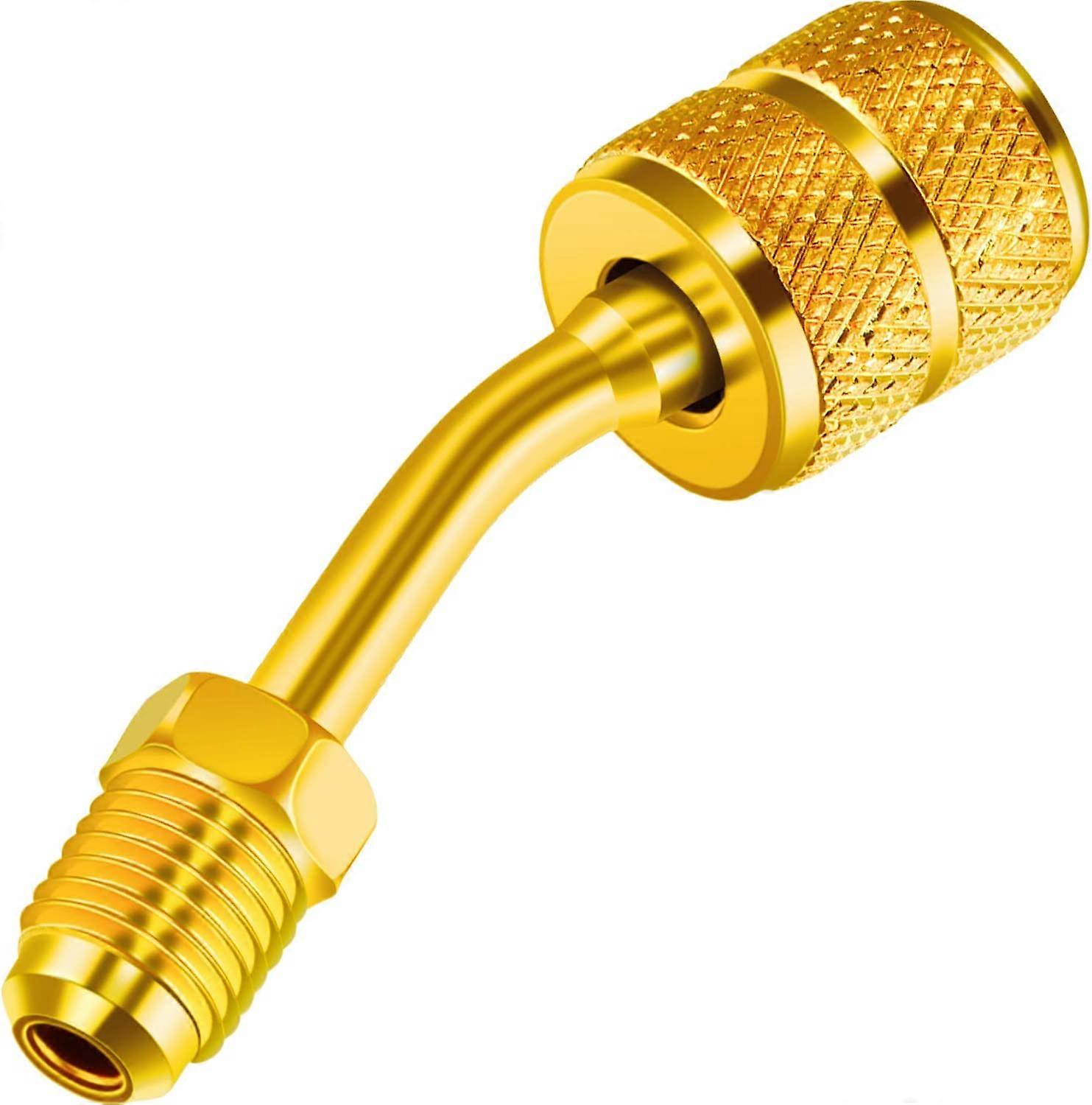 R410a Lade-Vakuum-Port-Adapter Messing-Konverter (1 Pack)