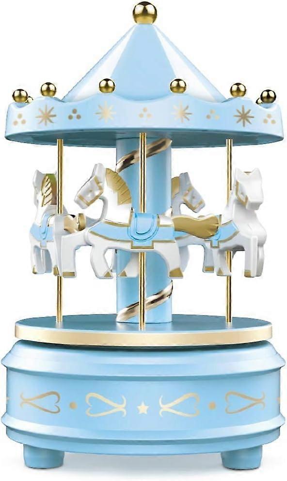 Carousel Music Box (Blue)