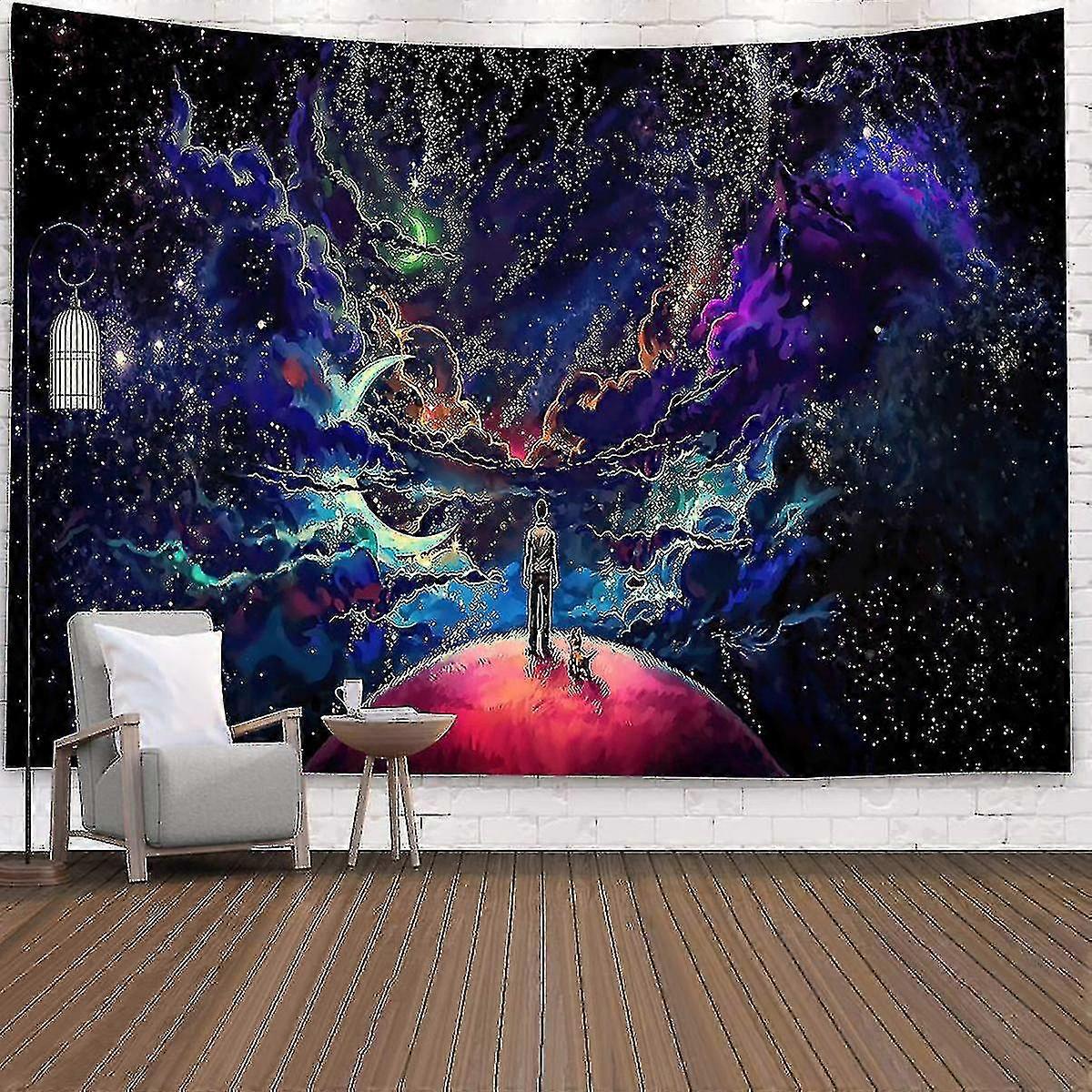 Boho Tapestry Throw Galaxy Wall Hanging Blanket Bedspread Poster Home Decor