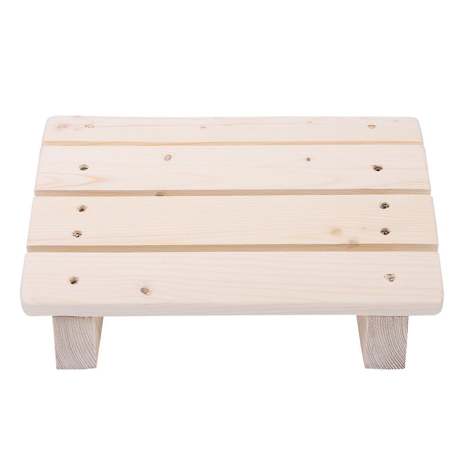 Verstellbare Schreibtische, Fußstütze, Schreibtisch, Holzfußstütze, Holzstufe, Anti-Rutsch-Badehocker