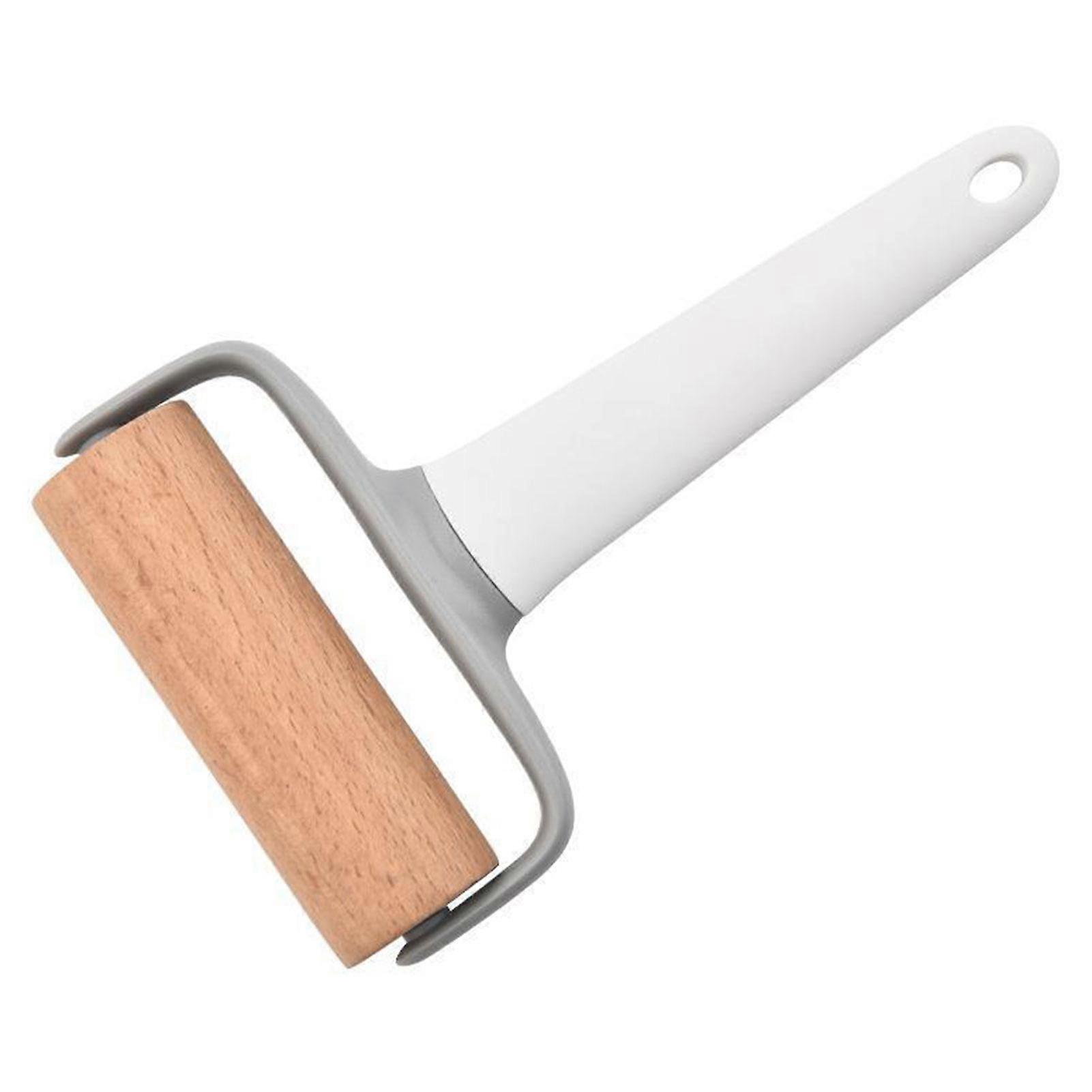 1 Set Pizza Dough Roller Cutter Multifunction Baking Tool PP Lace Cutter Flat Cutter Rolling Pin Pizza Punch for Restaurant