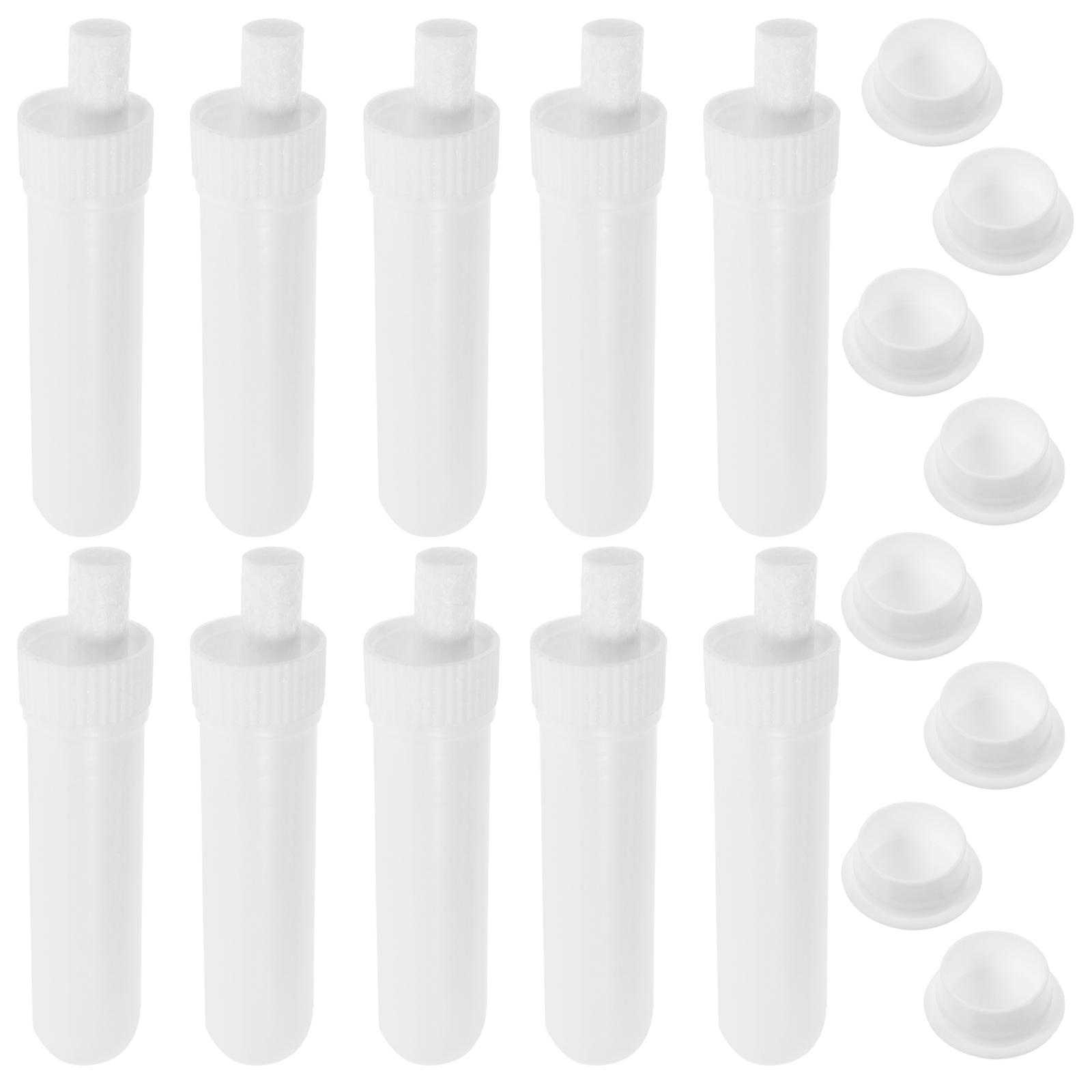 10pcs Inhalers Tubes Aromatherapy Inhalers Portable Inhalers Tubes for Essential Oils
