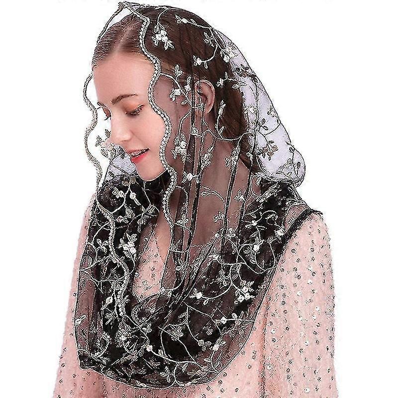 Lightweight Scarf Classic Flower Printed Pattern Large Shawl For Spring Summer