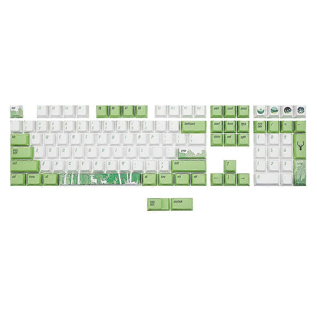 Pbt 110keys Full Set Oem Profile Keycap Dye Subbed Keys For Cherry Mx Switches