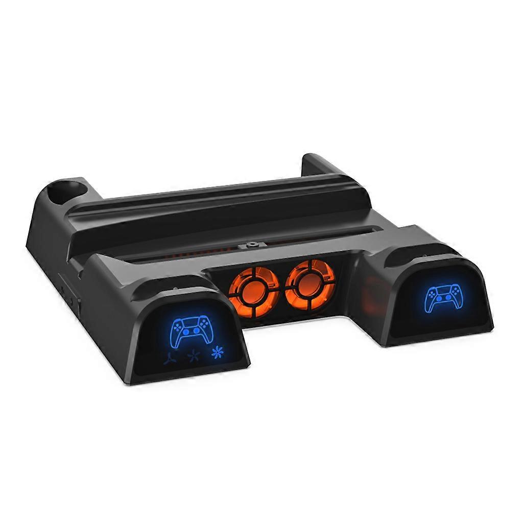  Multi-function Fan Base Game Handle Charging Station Disc Storage Rack for