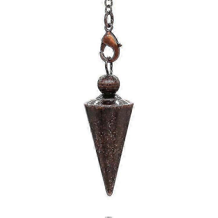 Kehanet Şifa Dowsing Wicca Dengeleme Sivri Koni Kolye Sarkaç Banmo için Bakır Manevi Nokta Sarkaç