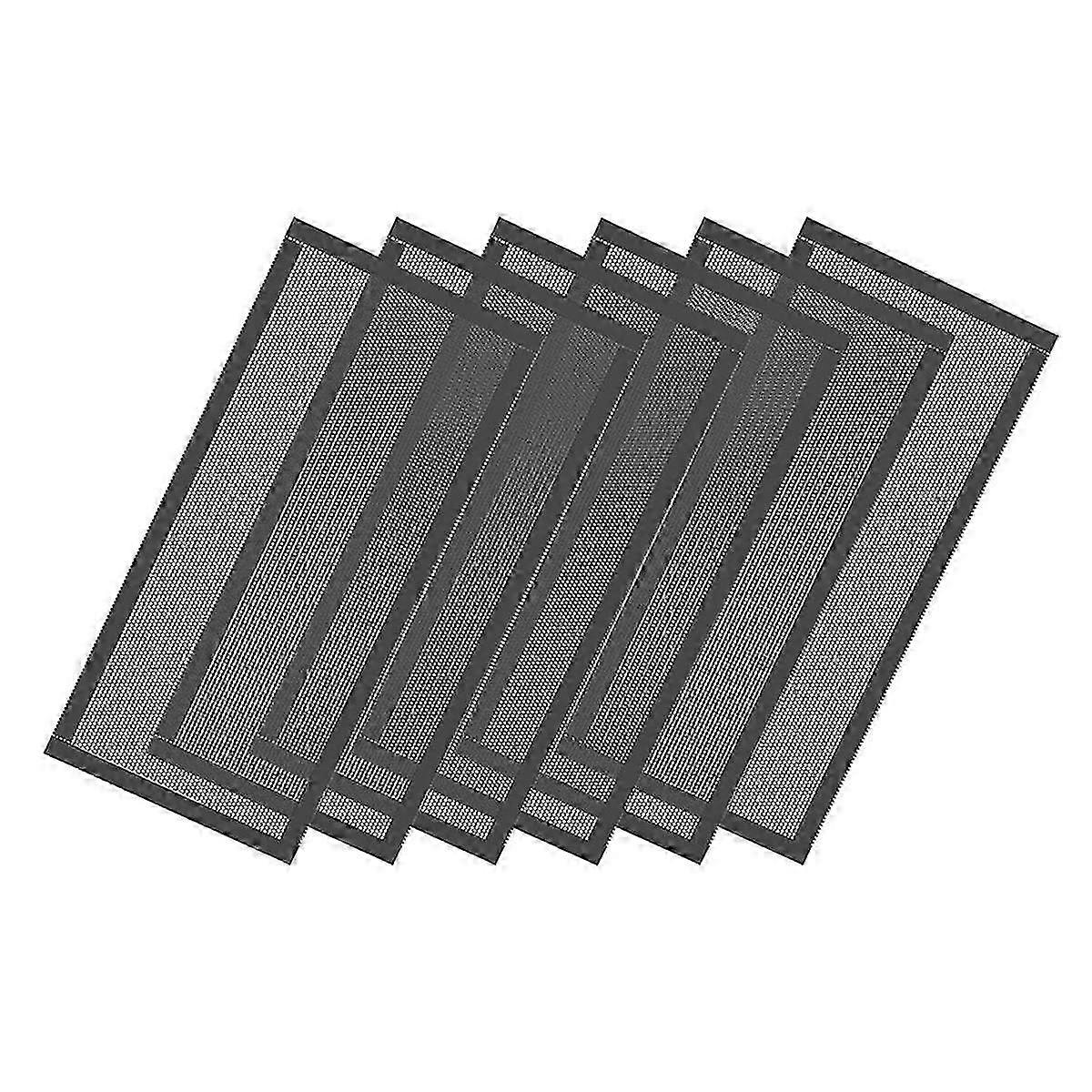 Floor Vent Covers, Strong Magnetic Vent Mesh Air Vent Filters, 4x10Inch PVC Floor Register Vent Scre
