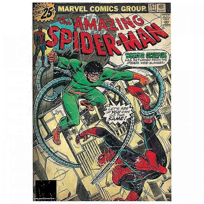 Spider-Man Doctor Octopus Framed Canvas Print
