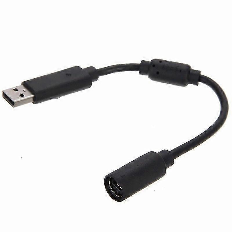 USB Breakaway Extension Cable Cord Adapter Compatible Xbox 360 Wired Gamepad Controller