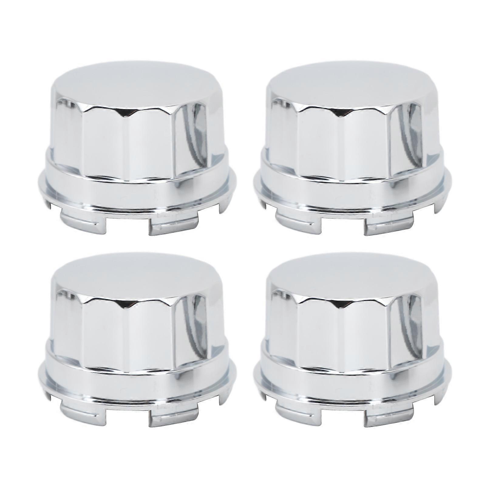 4PCS ATV Wheel Dust Covers for 110cc-250cc Plastic Flat Head