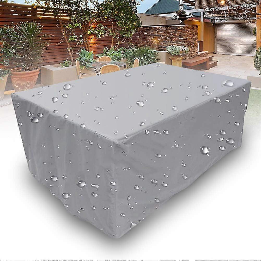 funda para muebles de jardín, rectangular, impermeable, resistente al polvo, resistente a los rayos UV