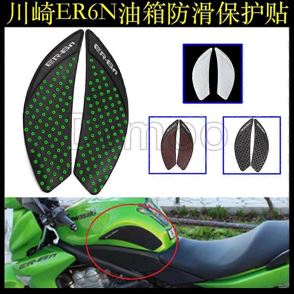 HaKeLai Aplicável a Kawasaki NINJA 650R ER6N ER6F modificado tanque de combustível adesivos lado joelho antiderrapante almofada de proteção de isolamento