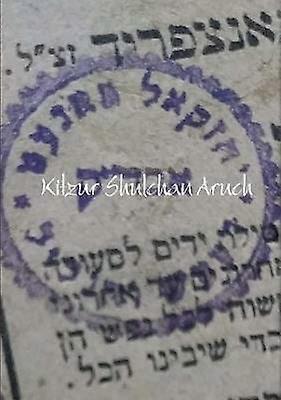 Kitzur Shulchan Aruch