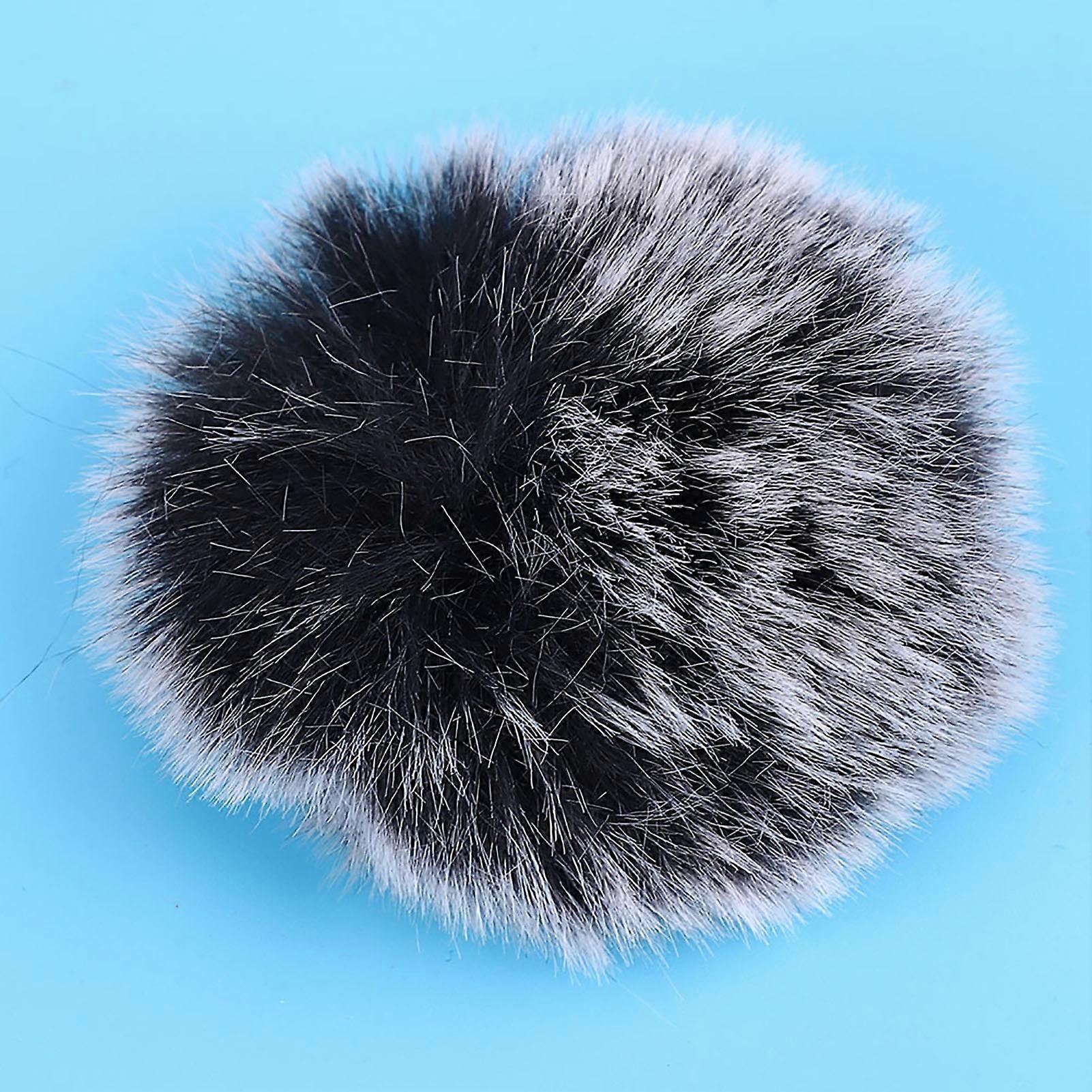 Durable Black Microphone Furry Windscreen for Wm6/WM8/M1 5.5x5.5x2cm