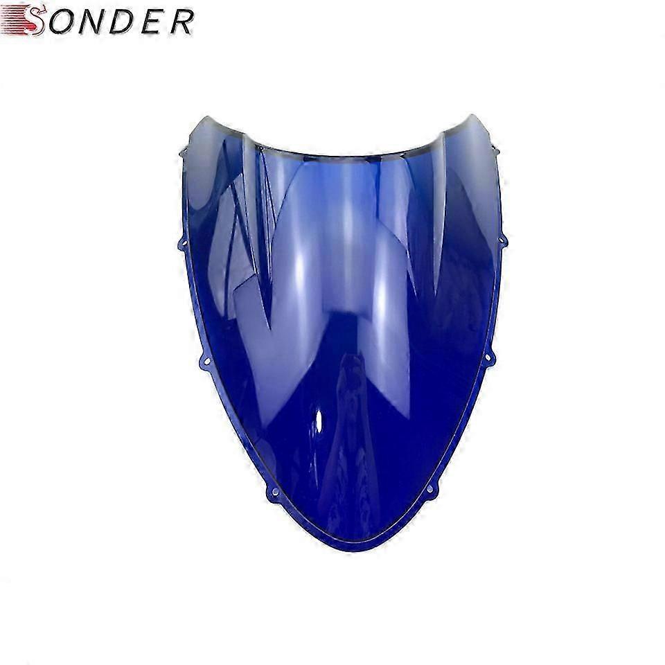 Voor Ducati 848 1098 1198 1098 s 1198 sDouble Bubble Windgeleiders Black Clear Voorruit Voorruit Screen Windgeleiders voor motorfietsen (Kleur : Smoke