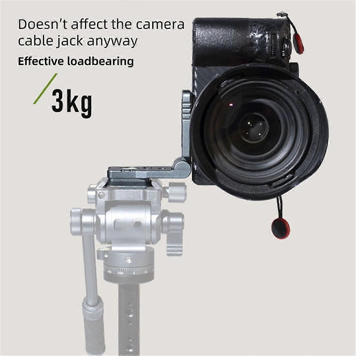 Folding Camera L Plate Holder W Arca Quick Release Plate for D- RS3 Stabilizer Tripod Gimbal Horizo