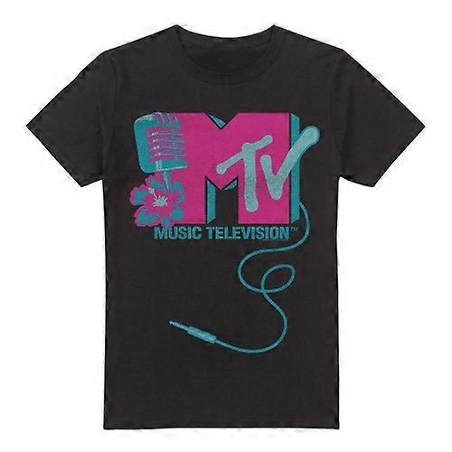 MTV Mens Microphone Logo T-Shirt