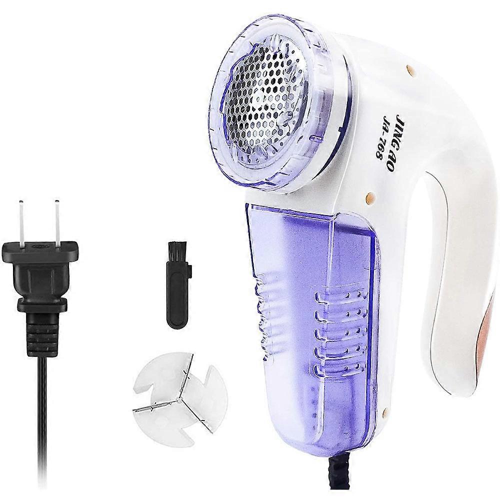 Safety Lock Fabric Shaver, Lint Remover with Care for Fabrics and Replaceable Blade Heads, Ideal for Home and Travel