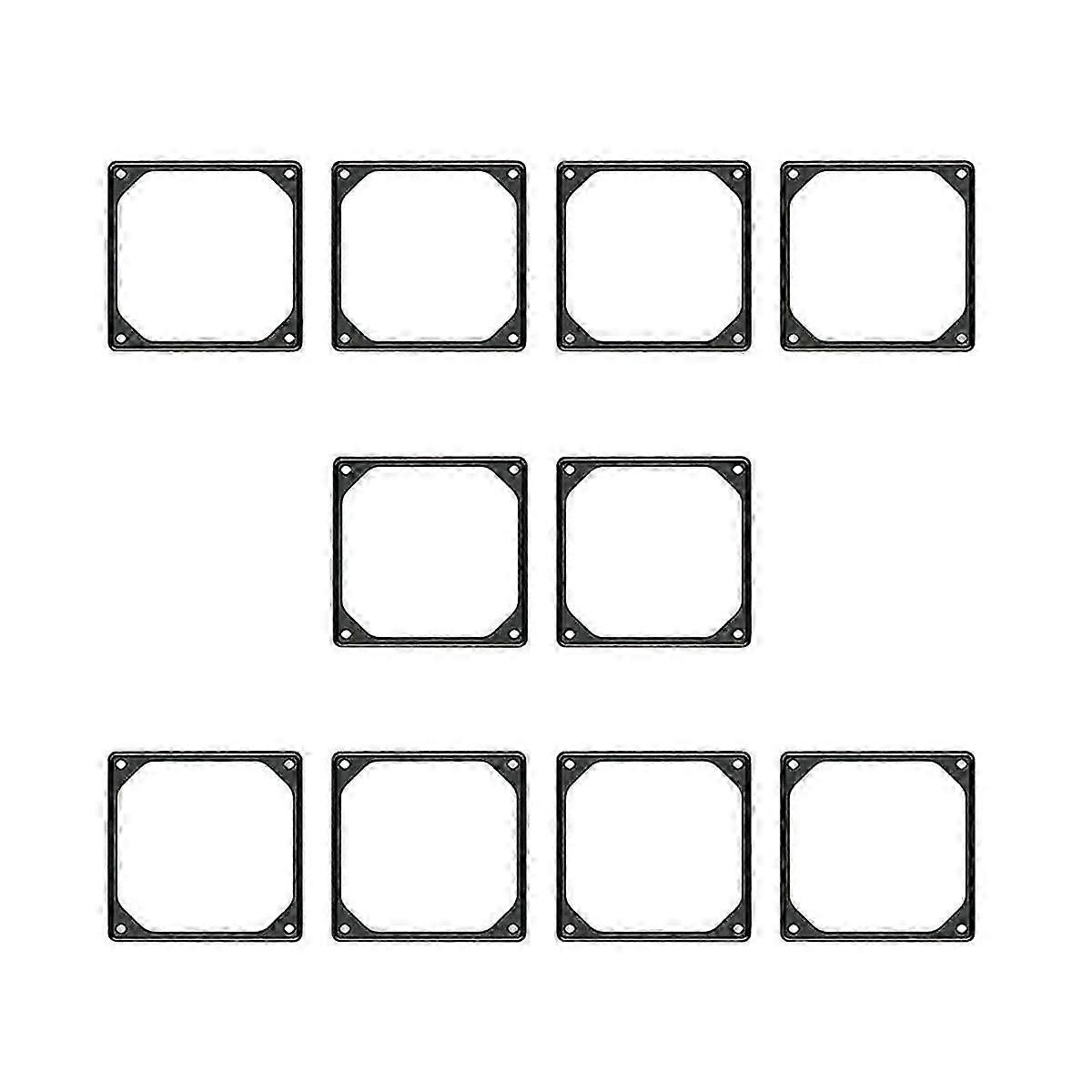 10pcs 120mm Anti-vibration Silicon Fan Gasket Noise Reducing Gasket Pad For Pc Computer Case Fan