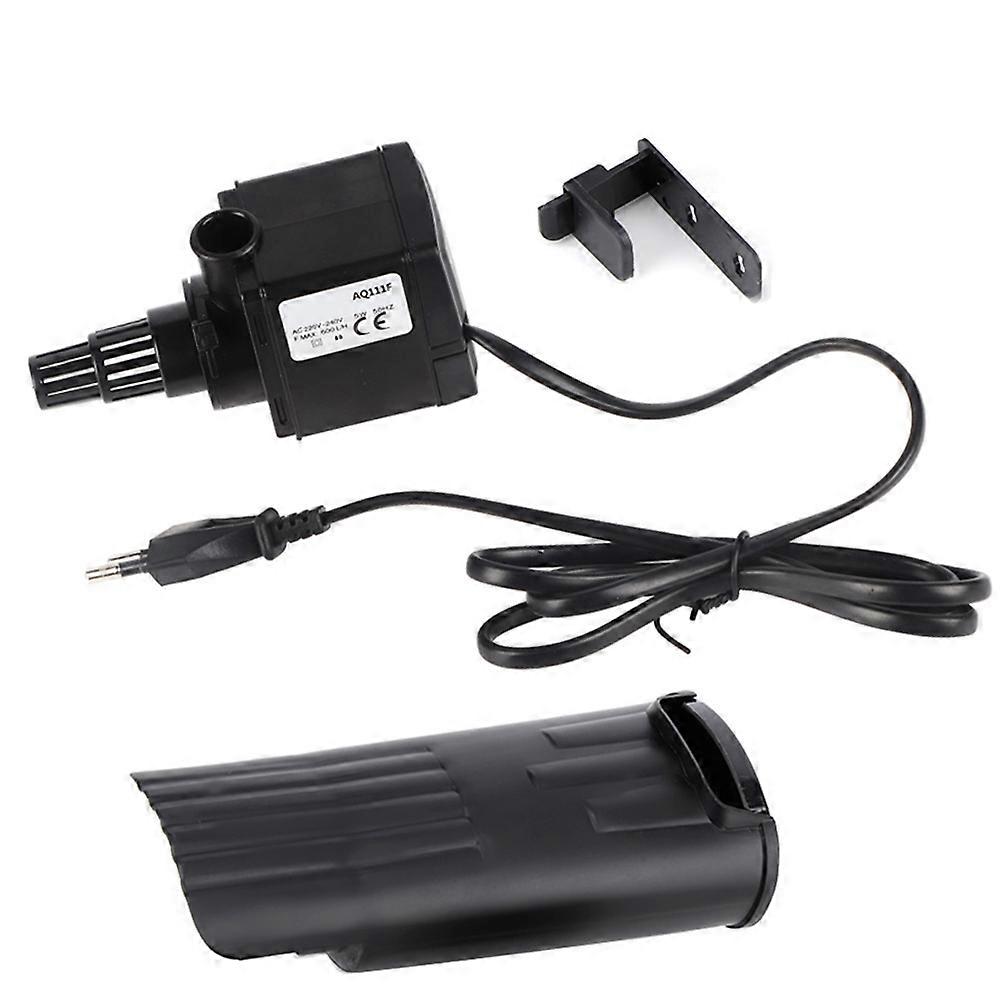 Aquarium Fish Turtle Tank Waterfall Low Water Level Filter Pump Cleaner (EU 220V)