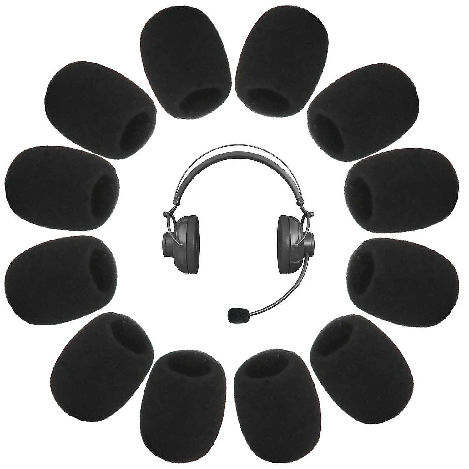 Mini Headset Microphone Cover Shield, Wind Interference Protection With Breathable Material, Durable Foam Microphone Windscreen For Uninterrupted