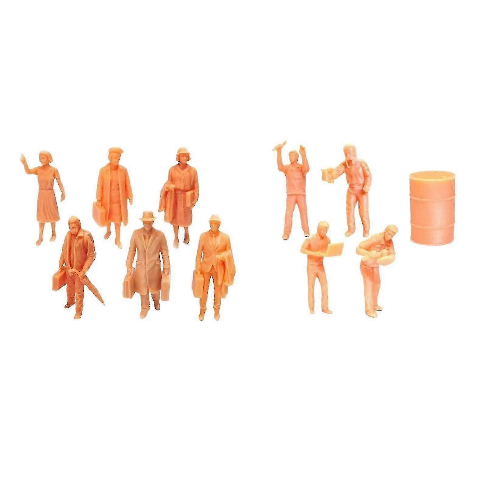 11x 1:64 People Figures Tiny People For Diy Projects Miniature Scenes Decor