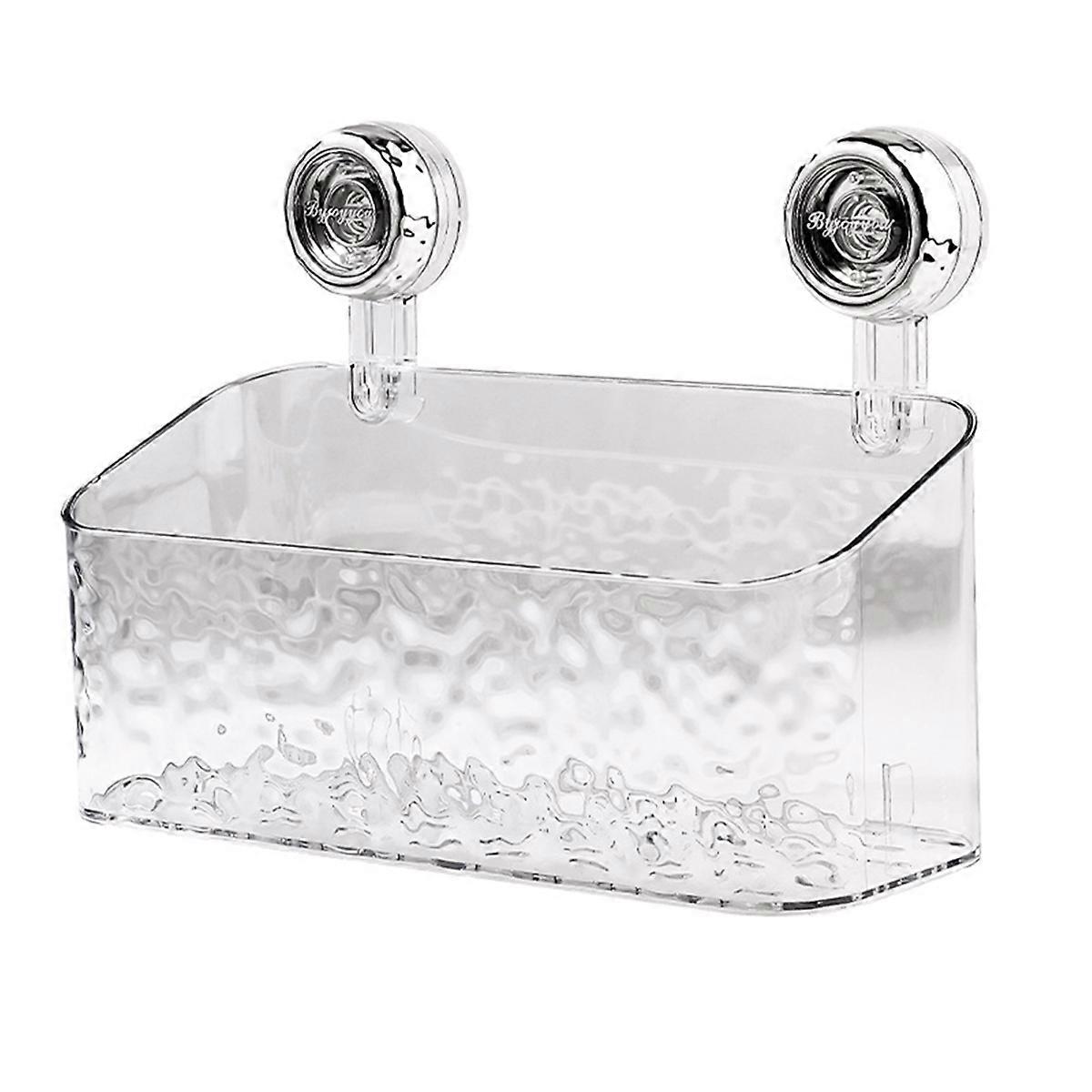 1PC Rotating Suction Cup Storage Rack Bathroom Non Perforated Wall Mounted Organizing and Storage Bo