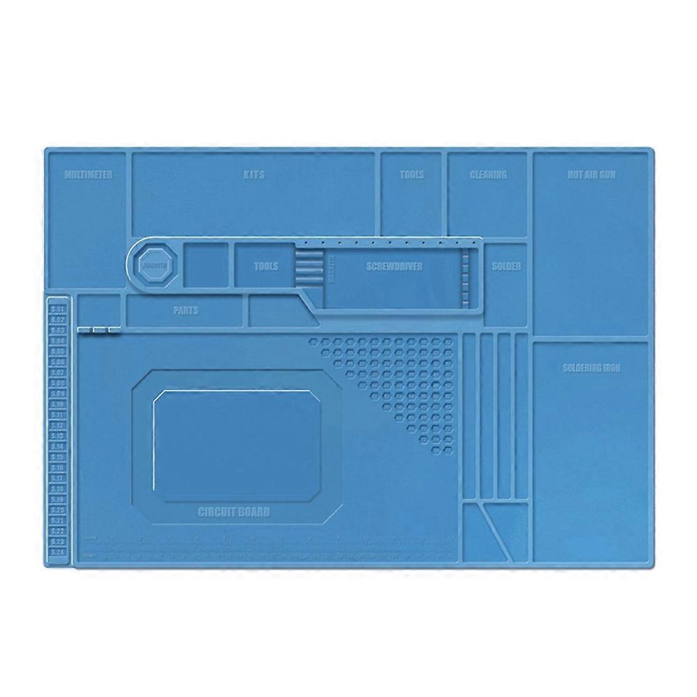 Magnetic Silicone Pad for Mobile and Computer Motherboard Blue