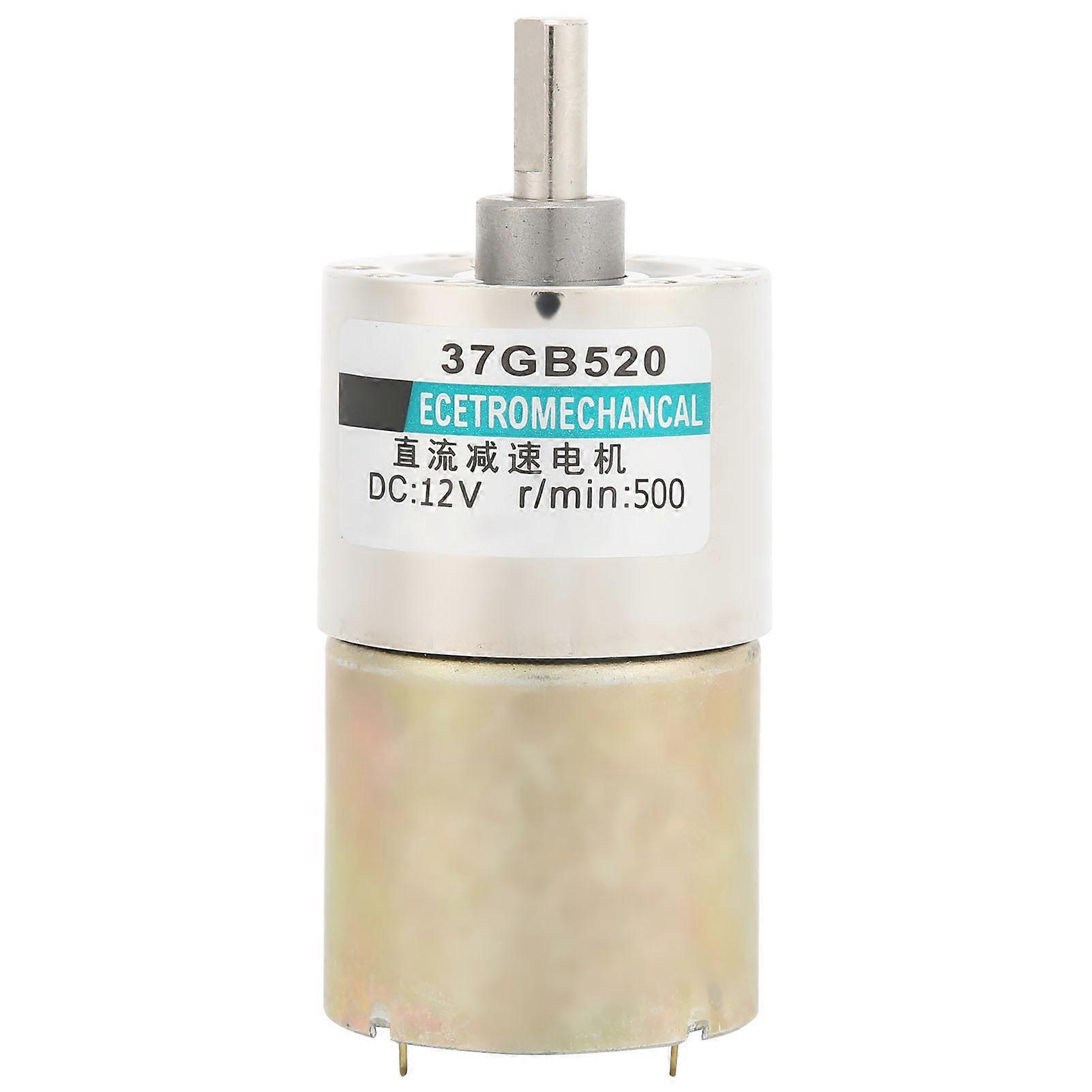 Reduction Motor Micro Speed Adjustable CW/CCW DC12V for CNC Machine Tool XD-37GB520