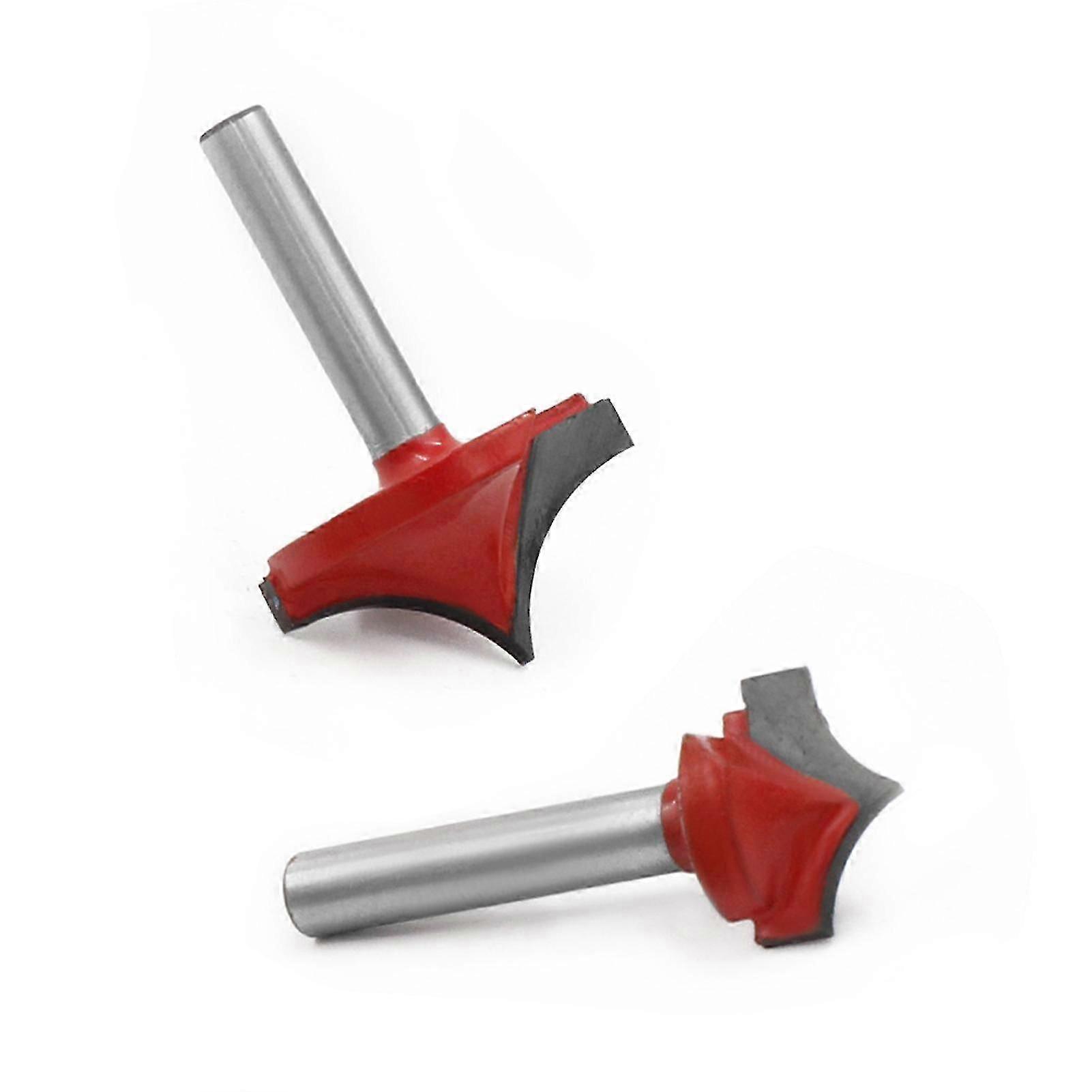 Router Bits Groove Point Cutting Round Edge 6mm Shank 8mm Blade pour Woodworking Milling Cutter Tool