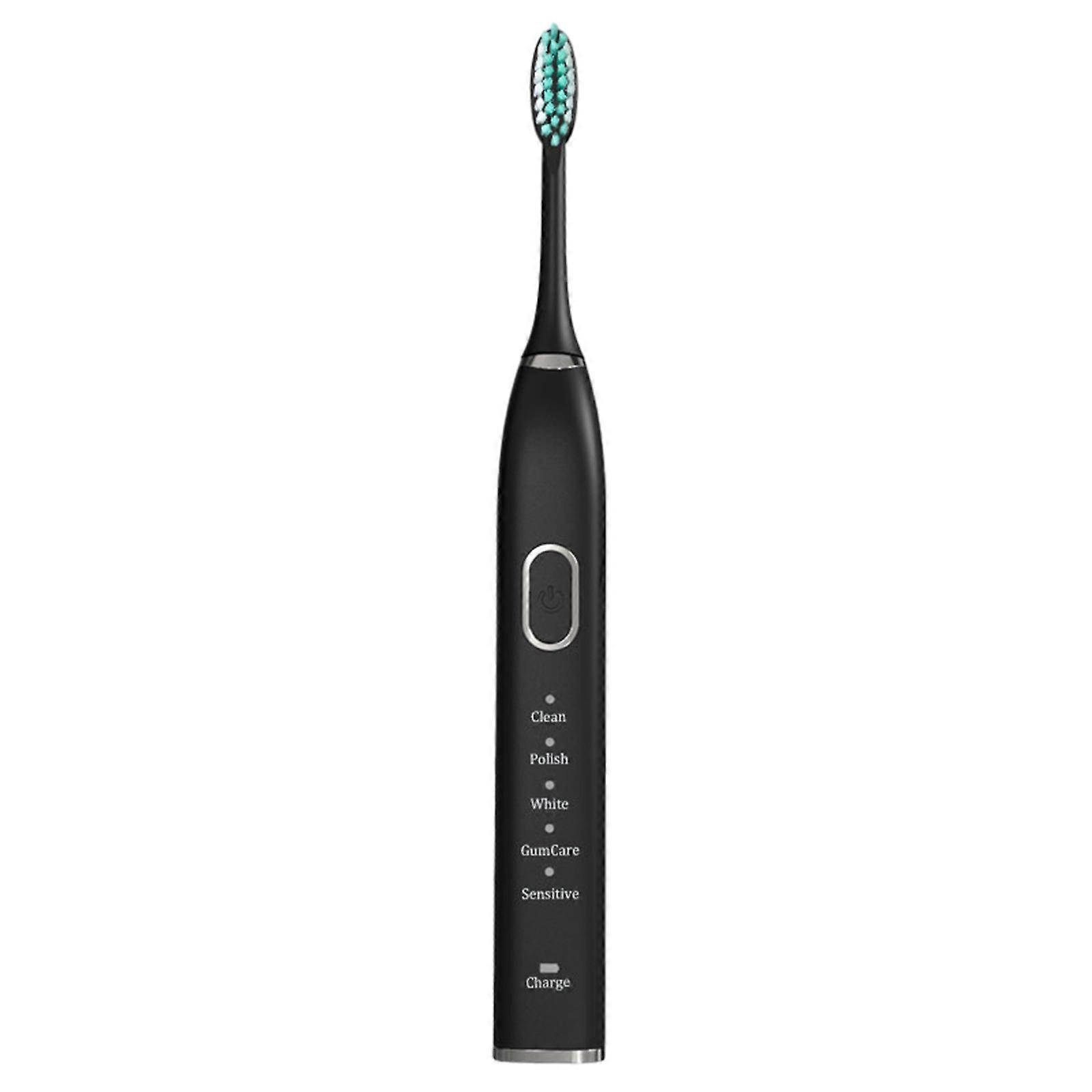 Toothbrush With 2 Brush Heads For Adults And Kids, IPX7, 5 Modes With 2 Minutes Built In Smart Timer, Durable