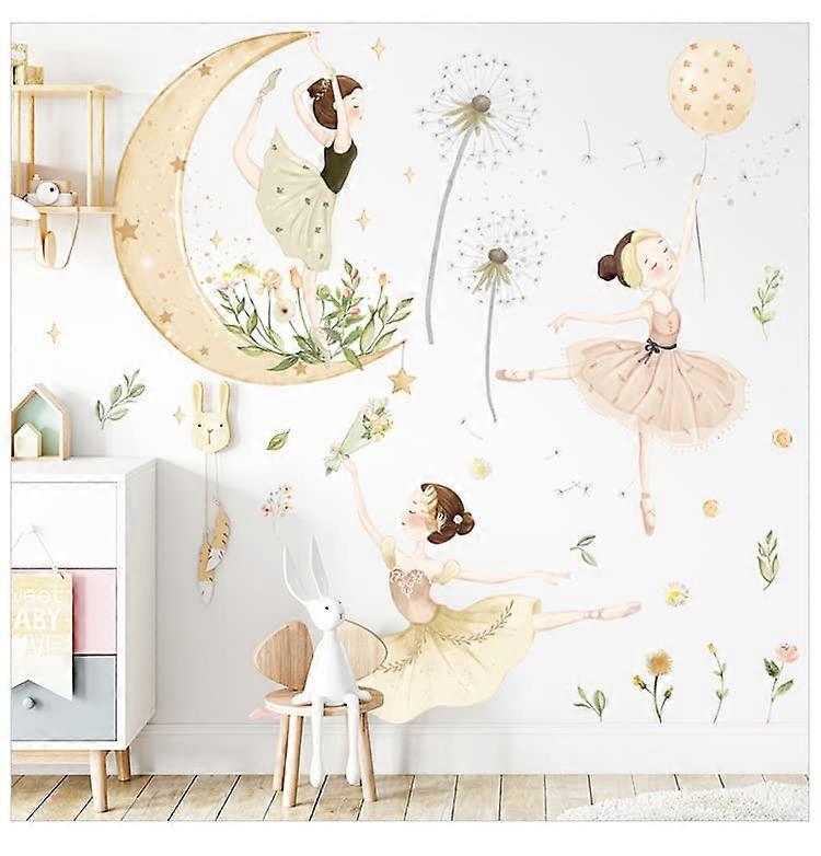 Peel and Stick Ballerina Wall Decals