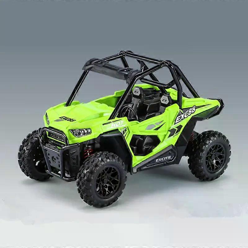 1:24合金ATVスポーツオートバイモデルダイキャスト金属玩具ビーチ全地形オフロードオートバイモデル音と光キッズギフト
