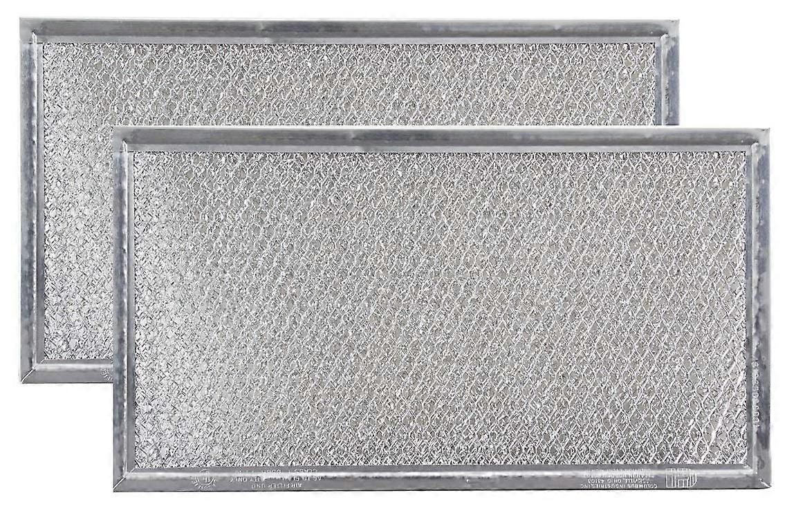 2 Pack Microwave Grease Filters Compatible with Whirlpool 8206229A 5-7/8 x 10-5/8 x 3/32
