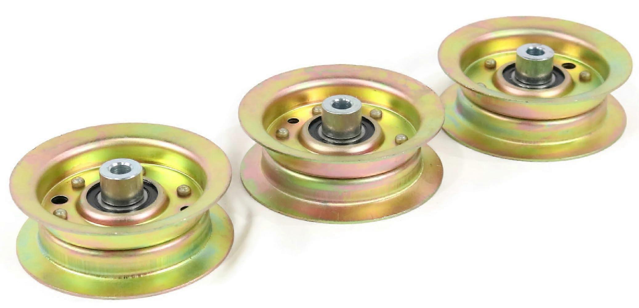 | (Pack of 3) Flat Idler Pulley for 2009 Toro TimeCutter Z5060 74375 Riding Mower