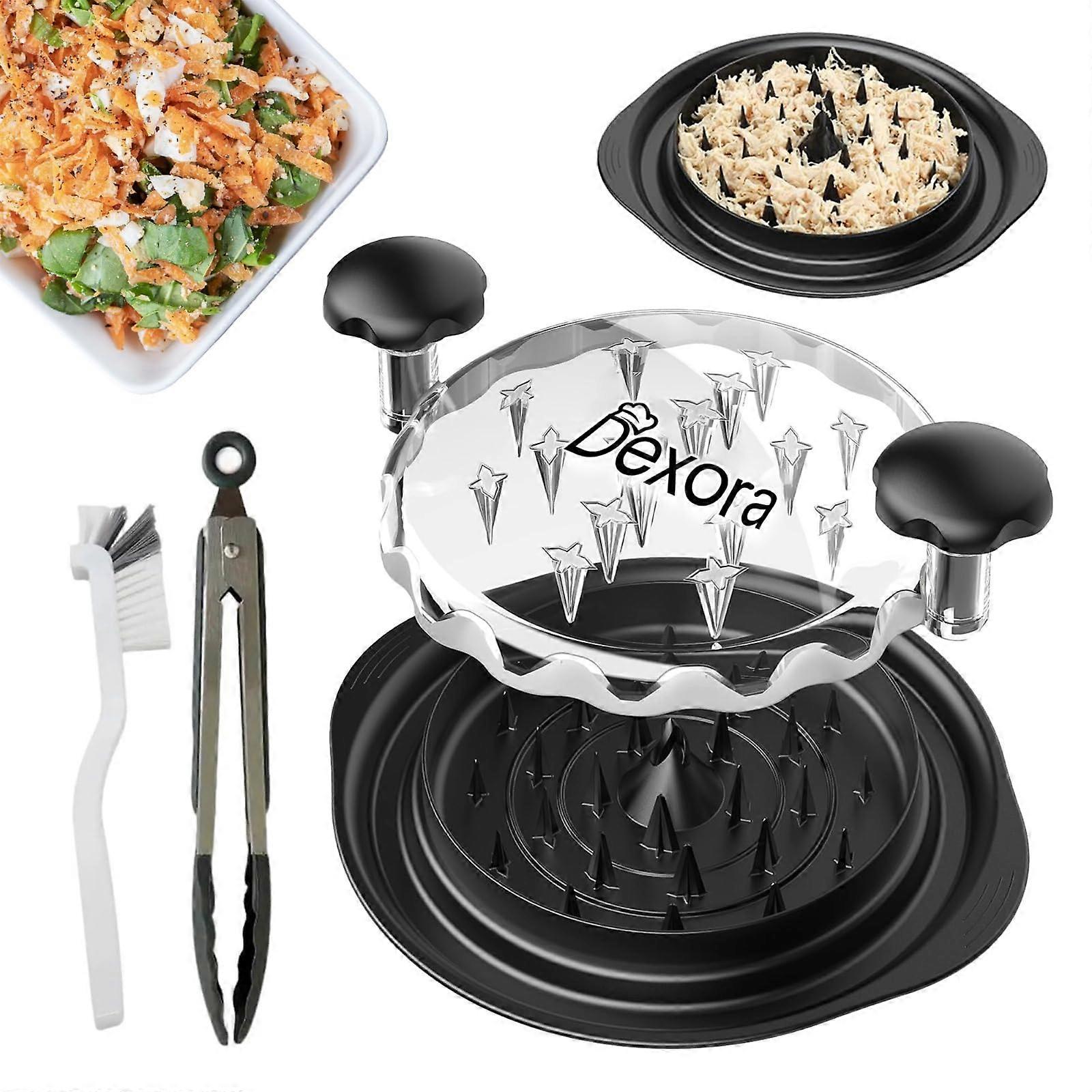 Chicken Shredder Tool Twist - Transparent Cover, Slip Anti -Tempine, Heat Resistant Design