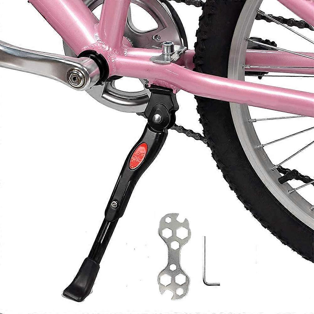 Kickstand Bike For 12, 14, 16, 18, 20 Inch Bicycles, Single Kick Stand, Rear Mounting, Black