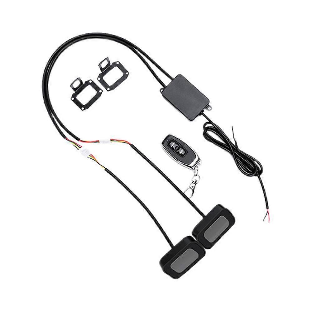 Car Electric Demon Eye LED Rearview Mirror Modification