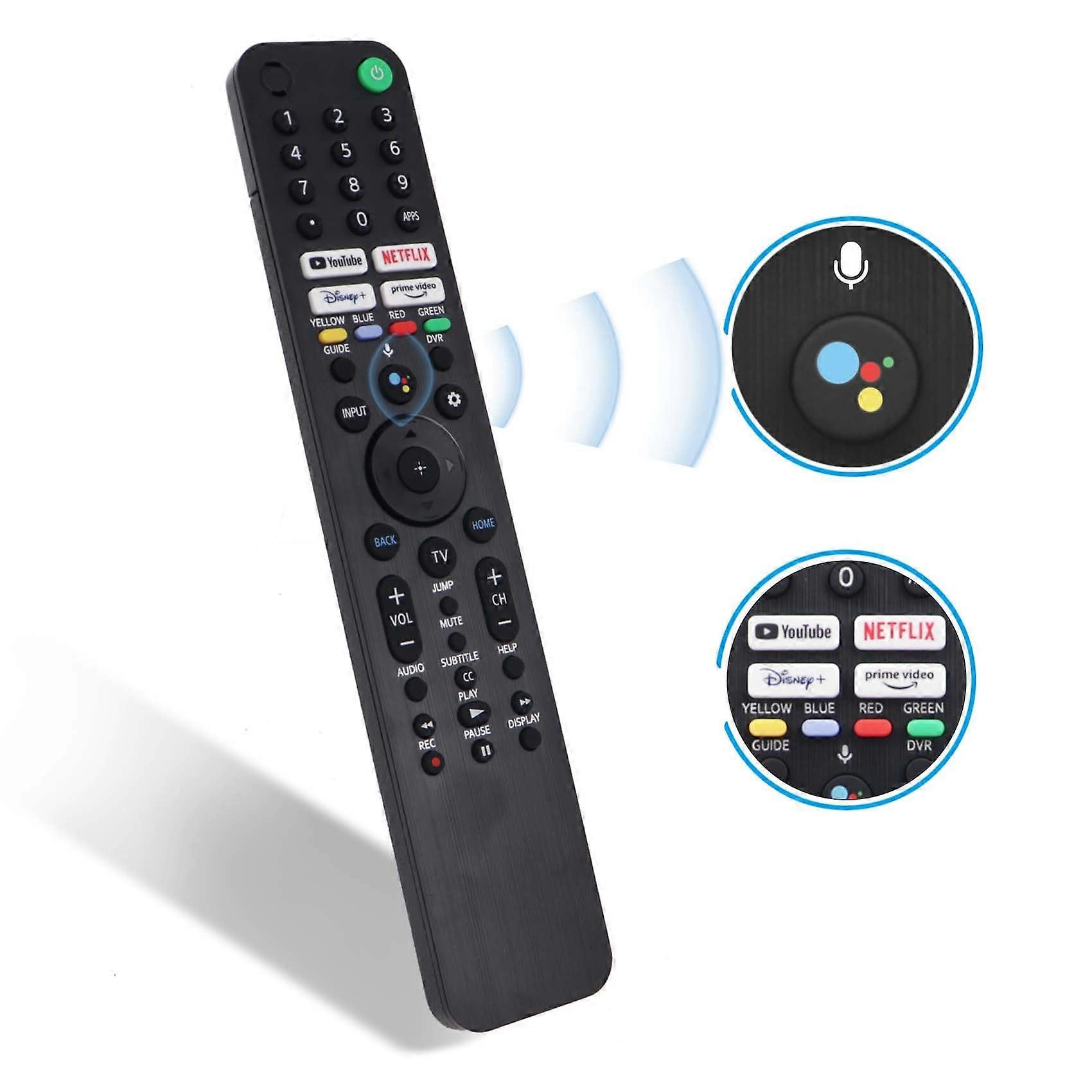 RMF-TX520U Replacement Remote For Sony TVs Voice Control Bravia XR X80J X85J X90J A80J 2019-2023 1 Year Warranty