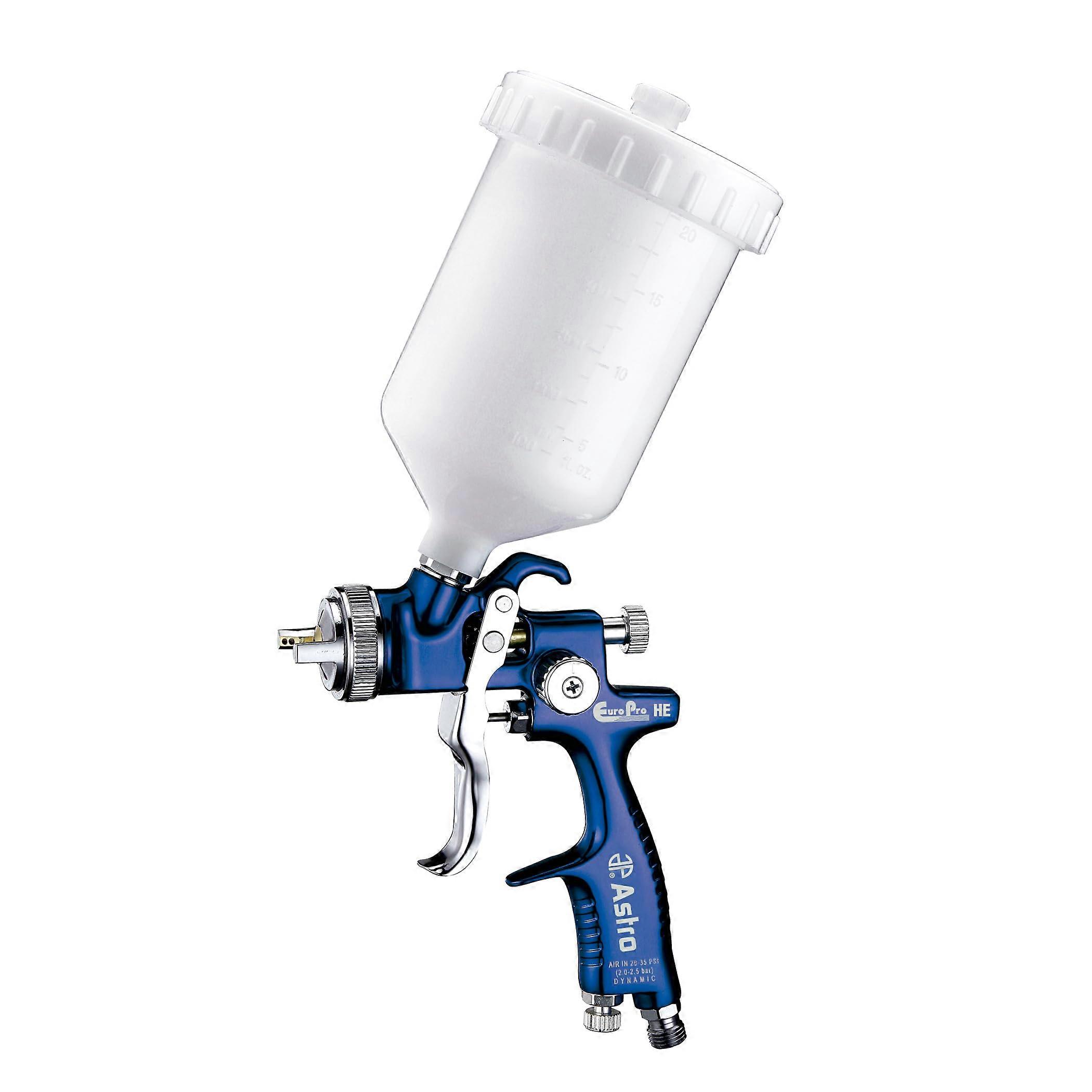 EUROHE102 High Solids High Transfer Spray Gun 1.2mm Nozzle Plastic Cup
